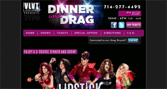 Desktop Screenshot of dinneranddrag.com